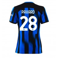 Inter Milan Benjamin Pavard #28 Hjemmedrakt Dame 2023-24 Kortermet